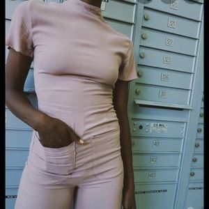 SELVA NEGRA brand new lula jumpsuit in mauve